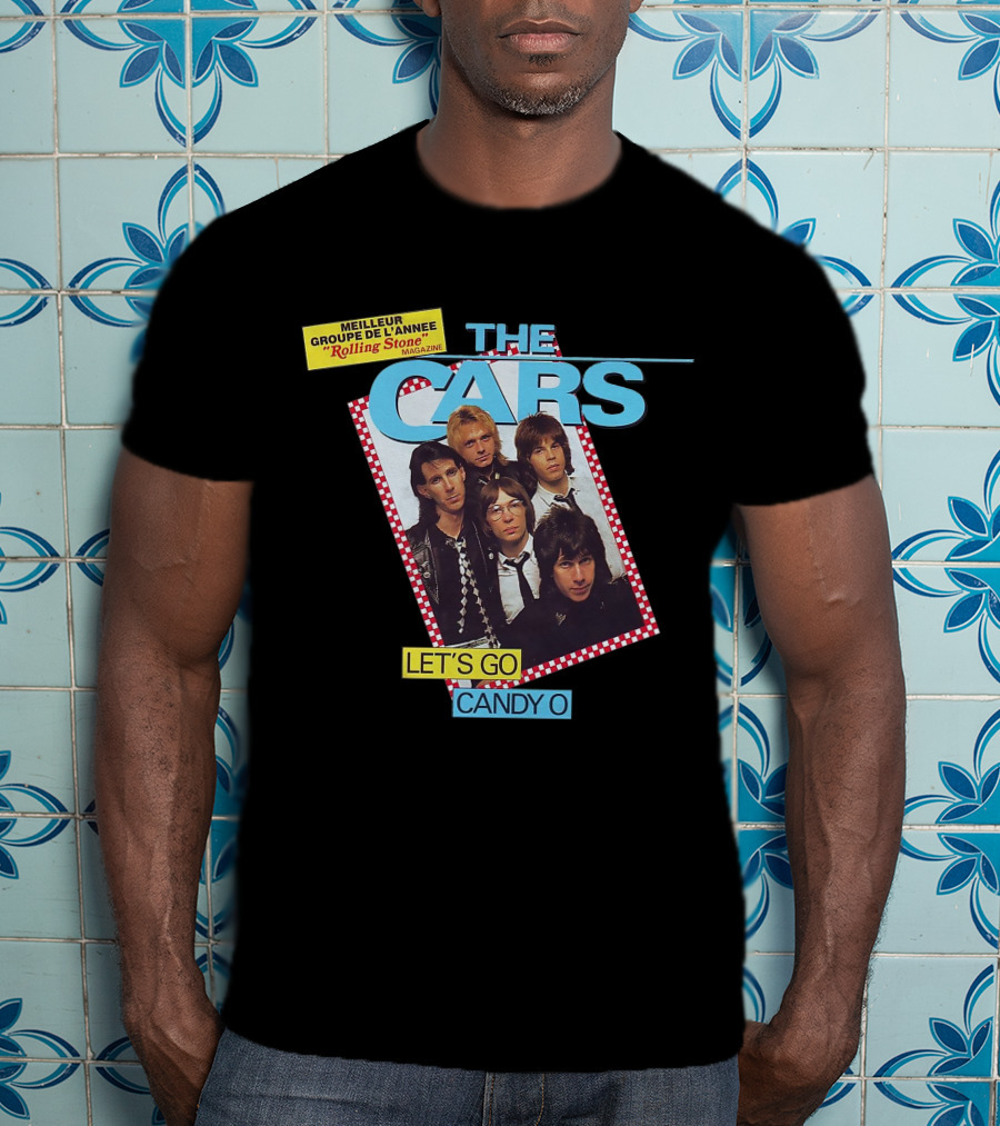 The Cars Let's Go Candy O Rolling Stone Magazine T-Shirt