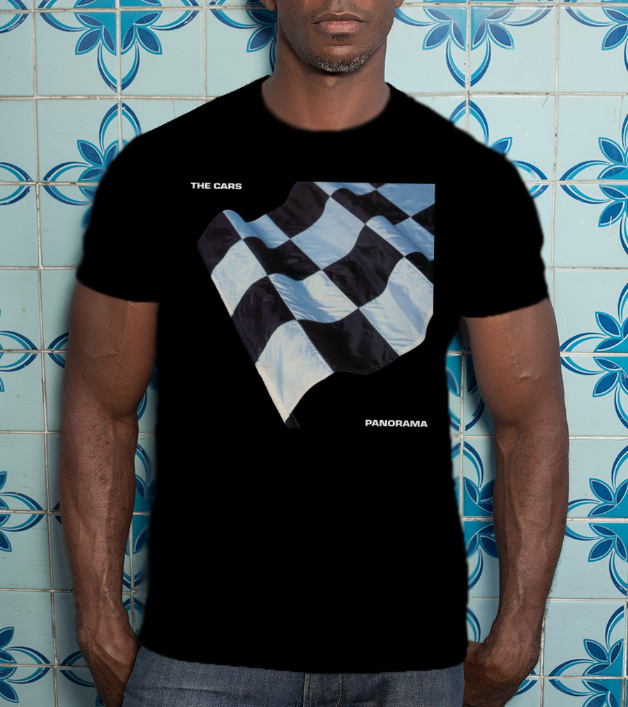 The Cars Panorama Racing Flag Cover T-Shirt