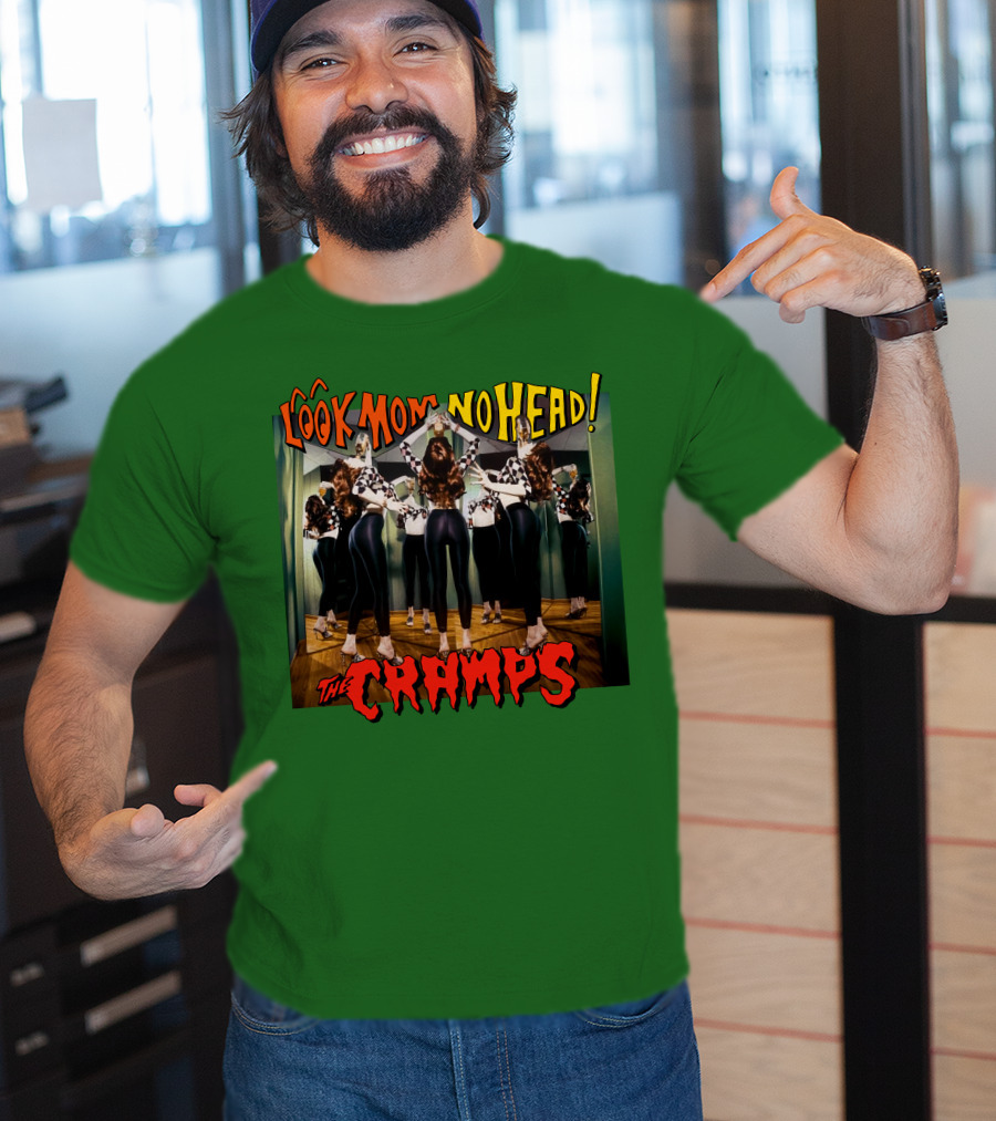 Look Mom No Head The Cramps Mirror Reflections T-Shirt