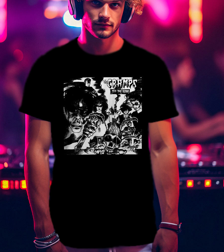 The Cramps Off The Bone Horror Comic T-Shirt