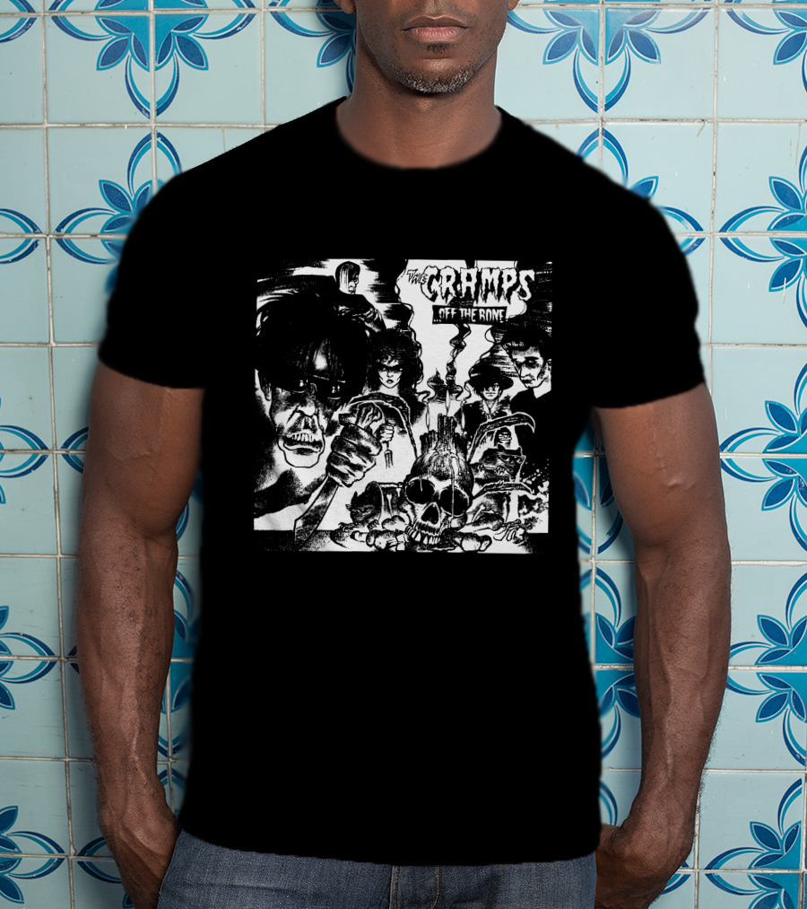 The Cramps Off The Bone Horror Comic T-Shirt