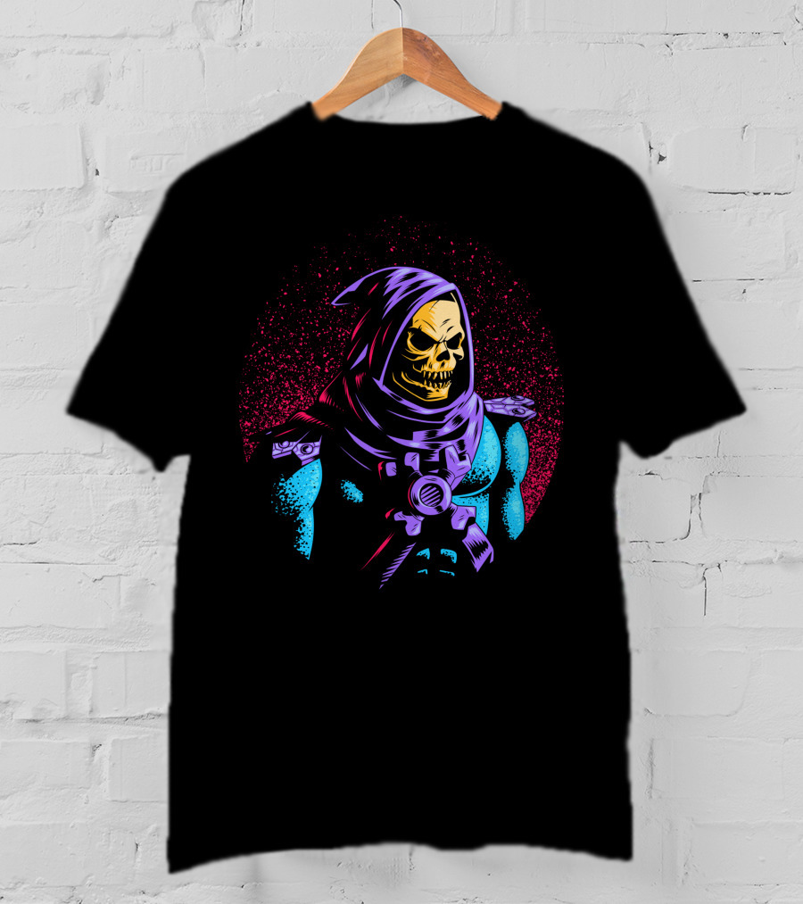 Skeletor Masters Of The Universe Villain Retro T-Shirt