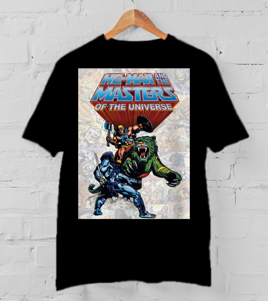 He-Man And The Masters Of The Universe Comic Style Action T-Shirt