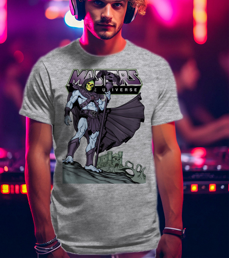 Masters Of The Universe Skeletor With Castle Grayskull T-Shirt