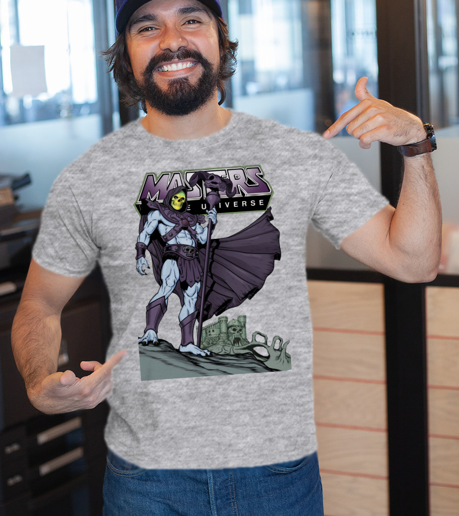 Masters Of The Universe Skeletor With Castle Grayskull T-Shirt