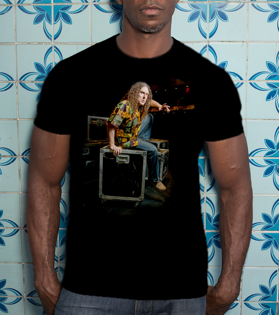 Weird Al Yankovic Colorful Hawaiian Shirt Stage Presence T-Shirt