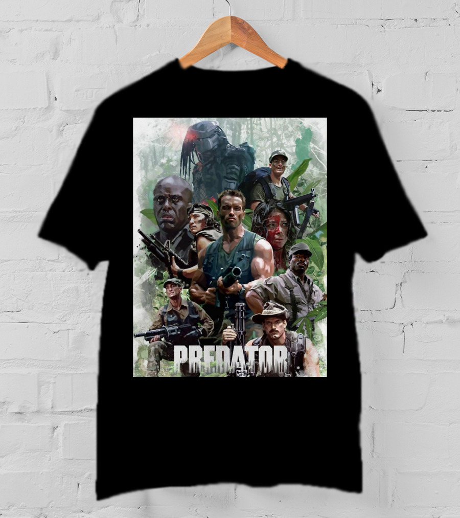 Predator Movie Characters T-Shirt