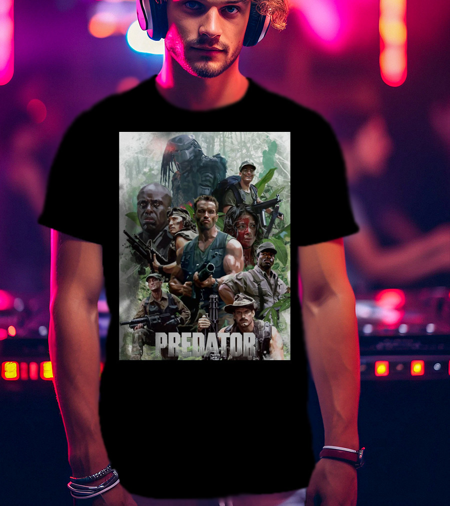 Predator Movie Characters T-Shirt