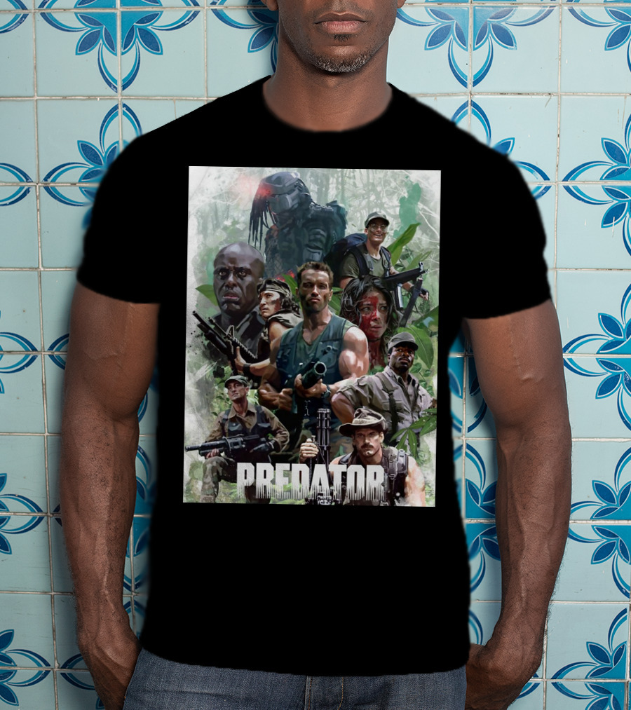 Predator Movie Characters T-Shirt