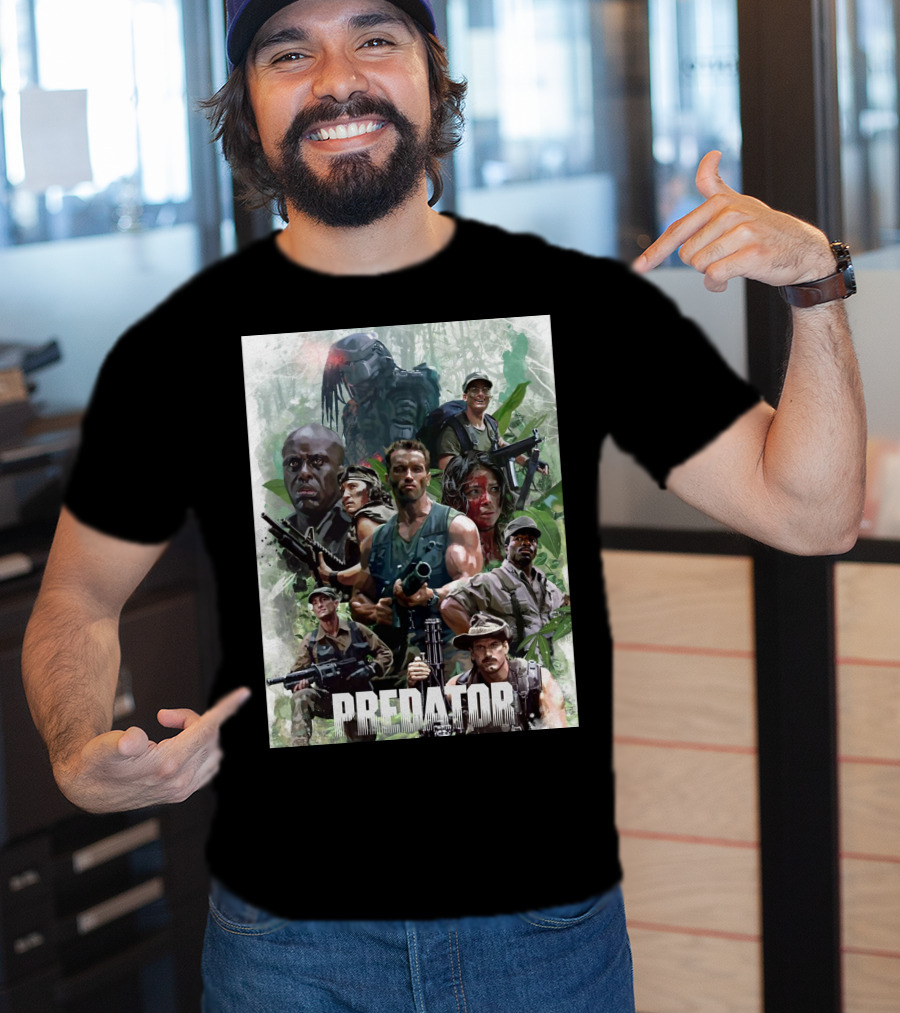 Predator Movie Characters T-Shirt