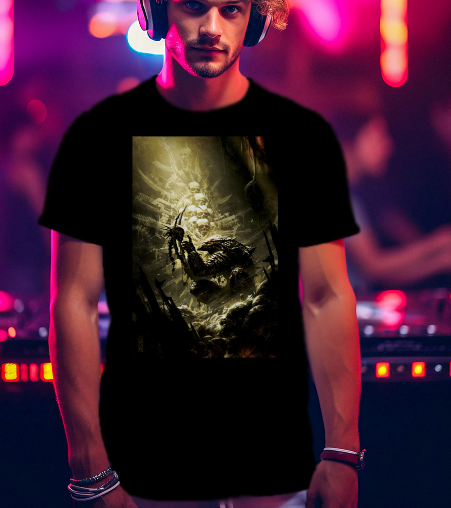 Predator Skull Throne Concept T-Shirt