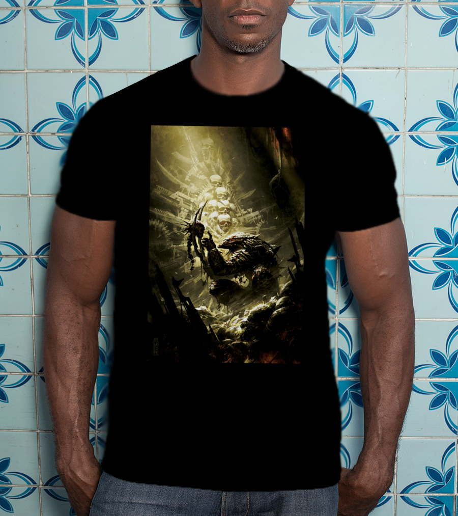 Predator Skull Throne Concept T-Shirt