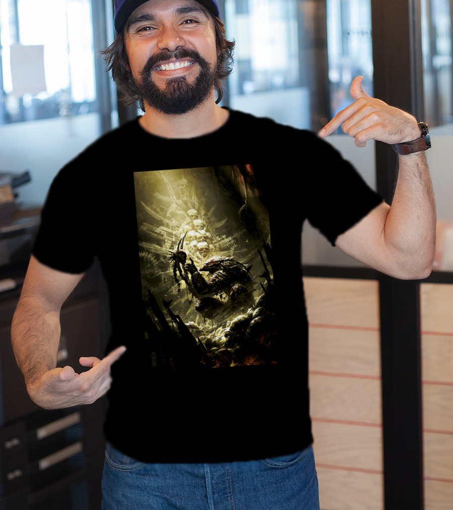 Predator Skull Throne Concept T-Shirt