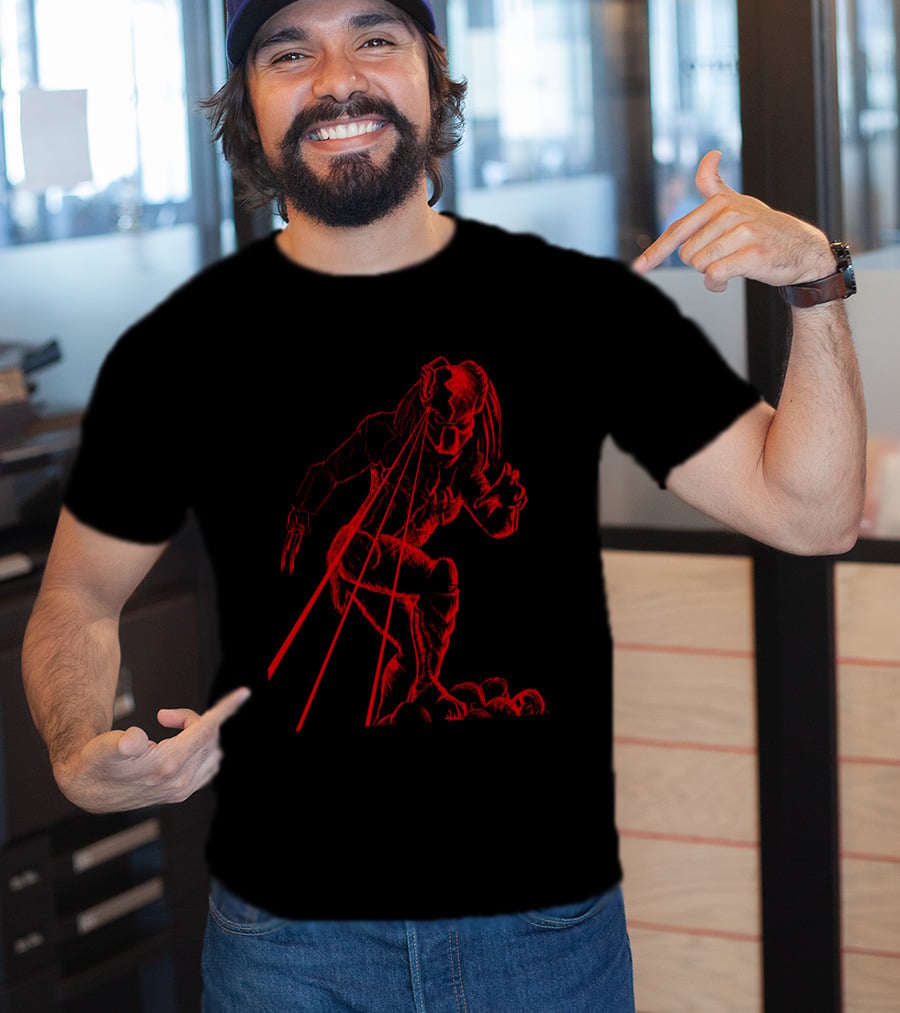 Predator Red Laser Vision Warrior T-Shirt