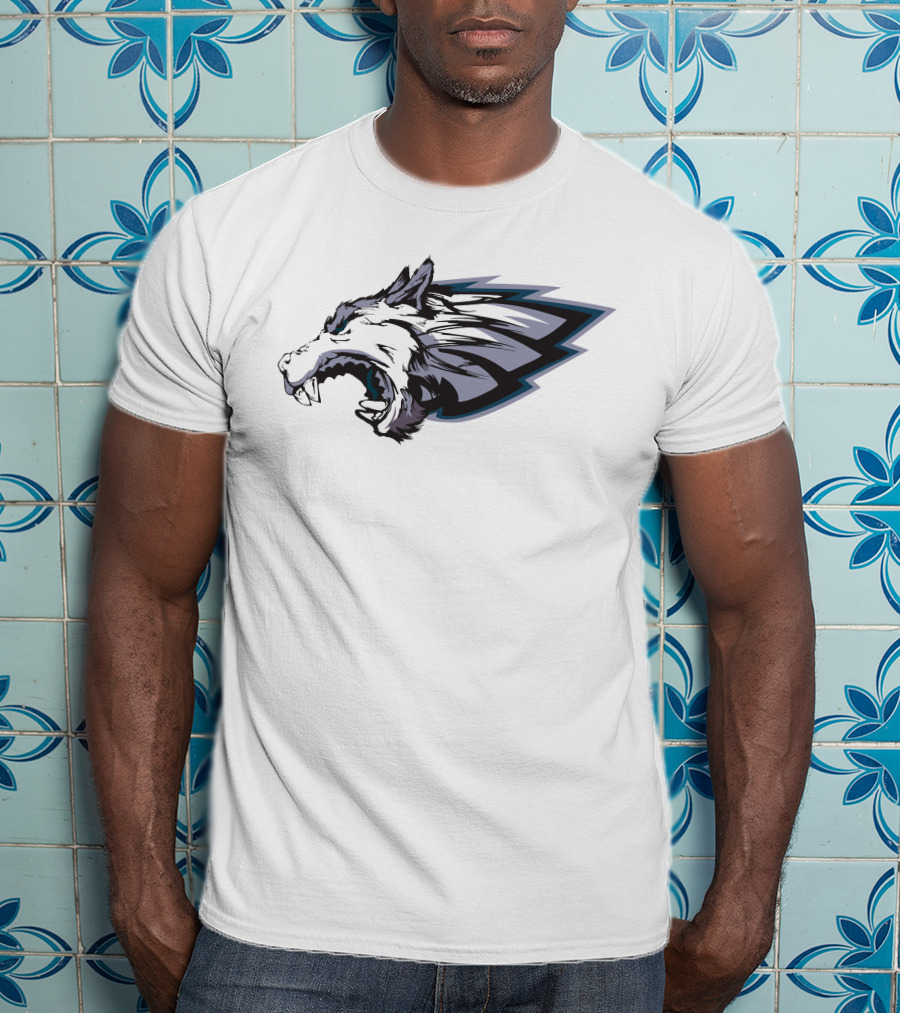 Eliot Shorr-Parks Darren Grimes X Eagles Wolf Head Wings T-Shirt