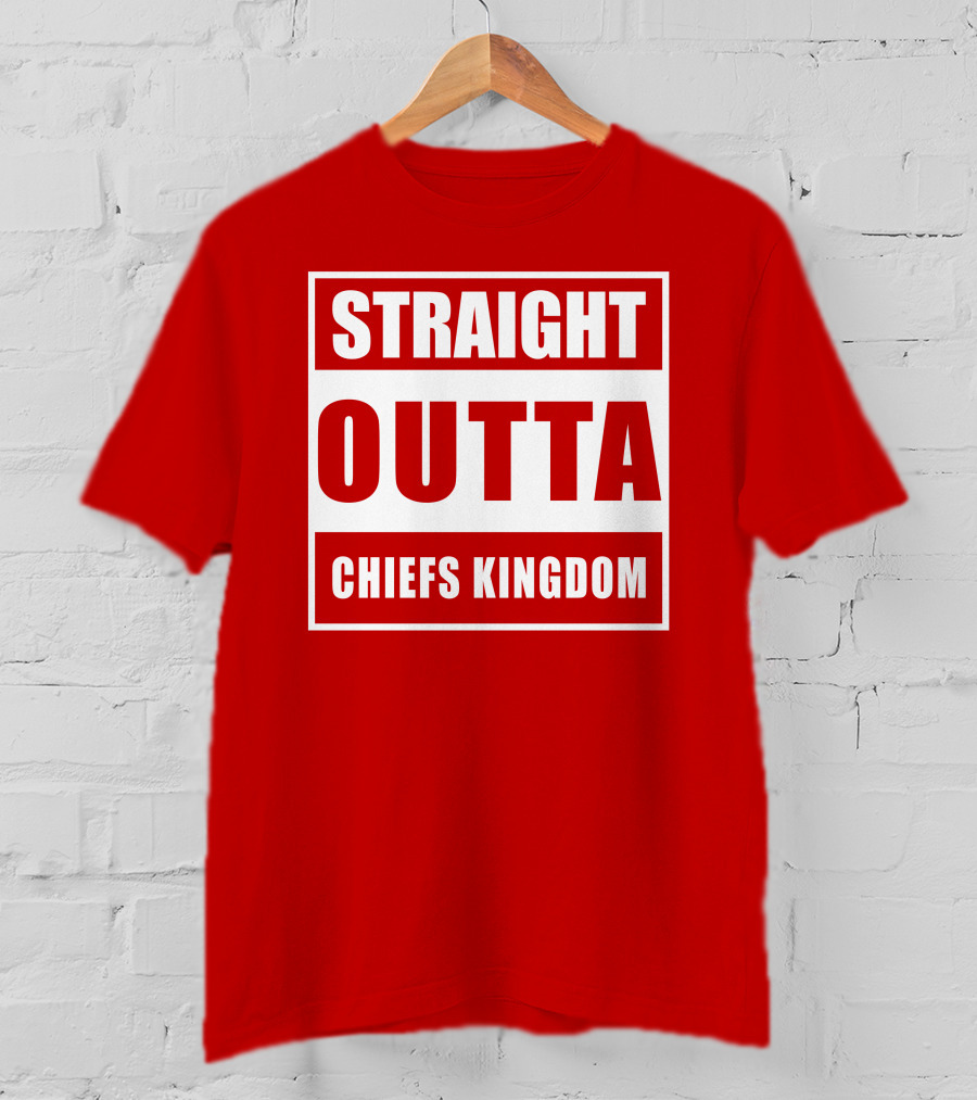 Straight Outta Chiefs Kingdom Red Friday Fan T-Shirt