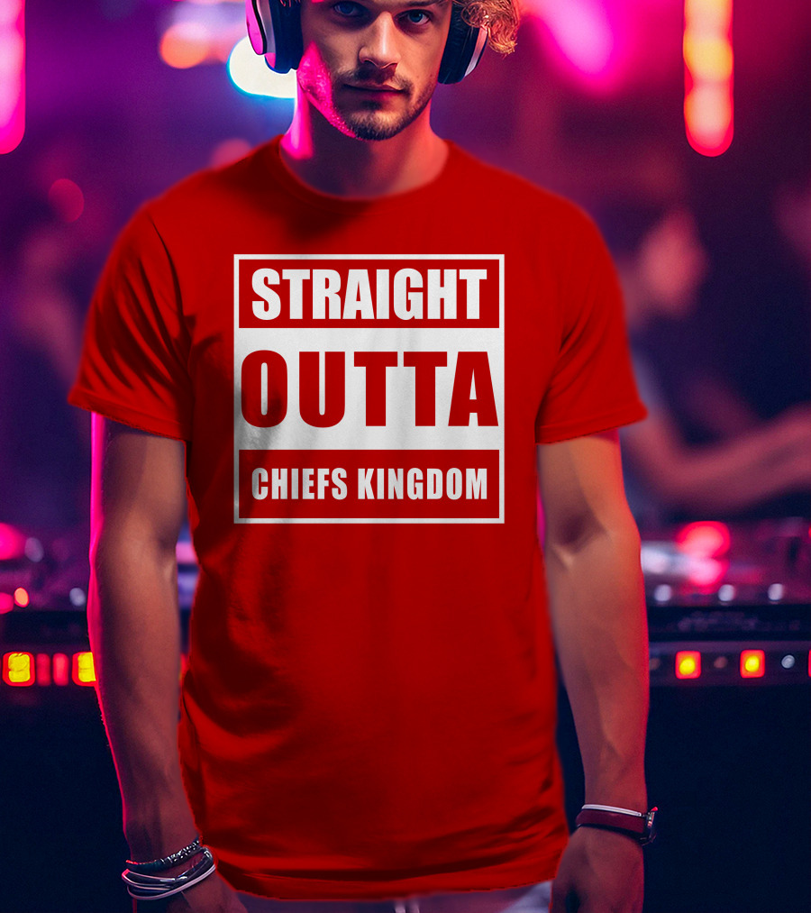 Straight Outta Chiefs Kingdom Red Friday Fan T-Shirt