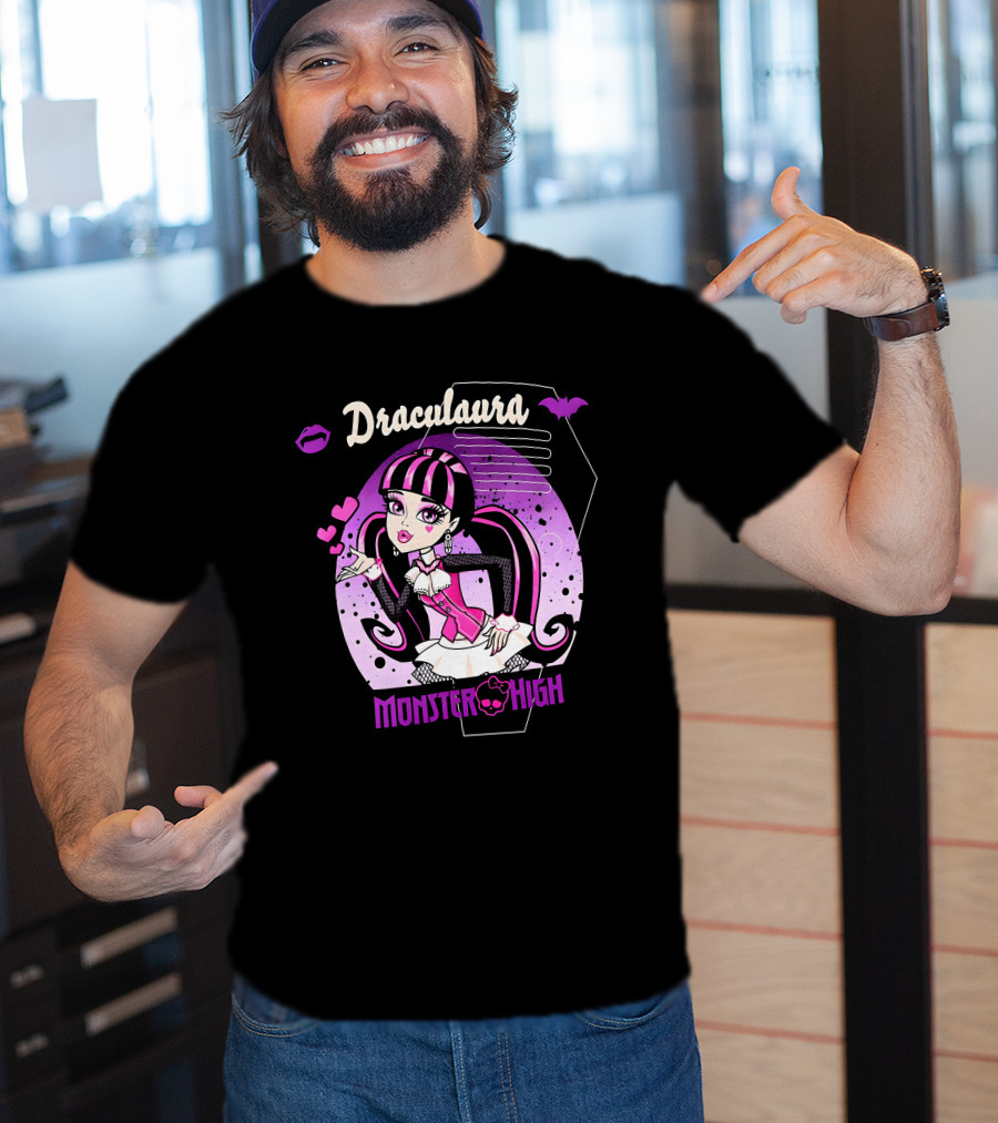 Draculaura Monster High Boyfriend Fit Girls T-Shirt