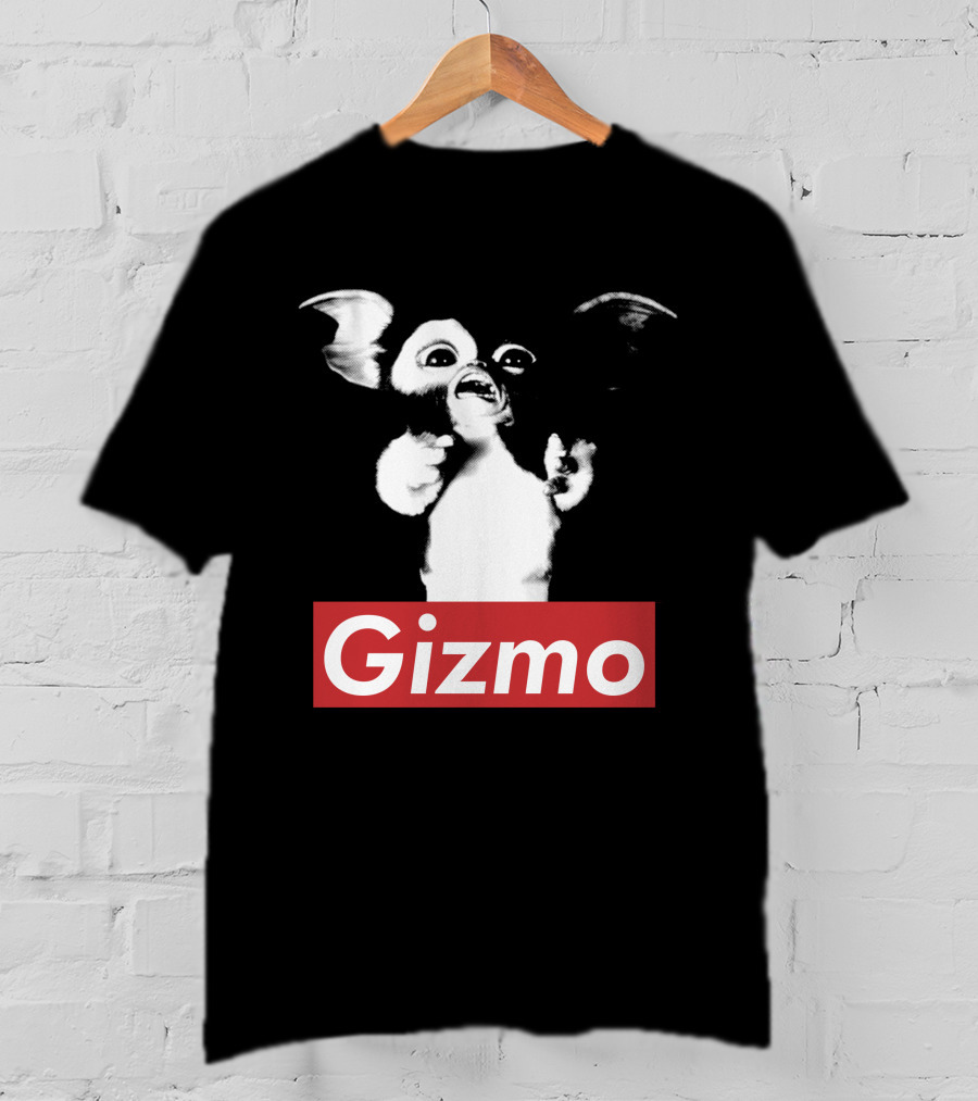 Gizmo Gremlins Vintage Style Black And White Image T-Shirt