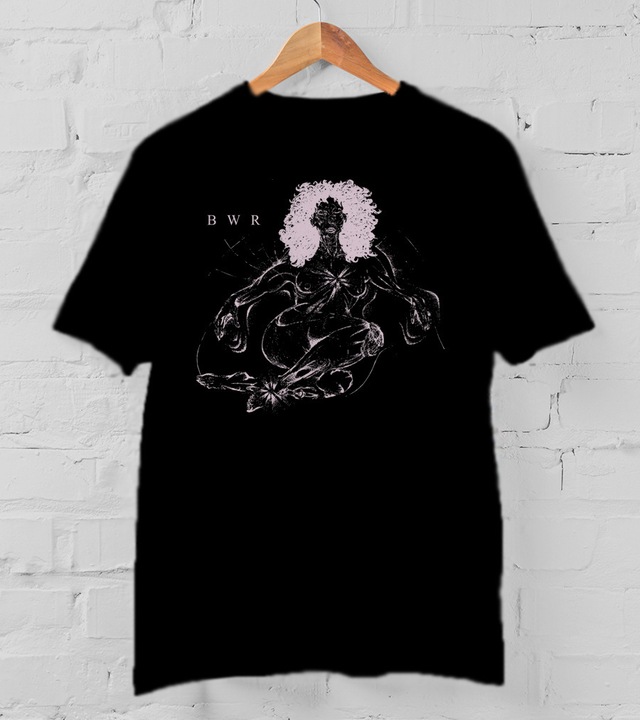Kehlani Wondering Wandering BWR Mystical Figure With Curly Hair T-Shirt