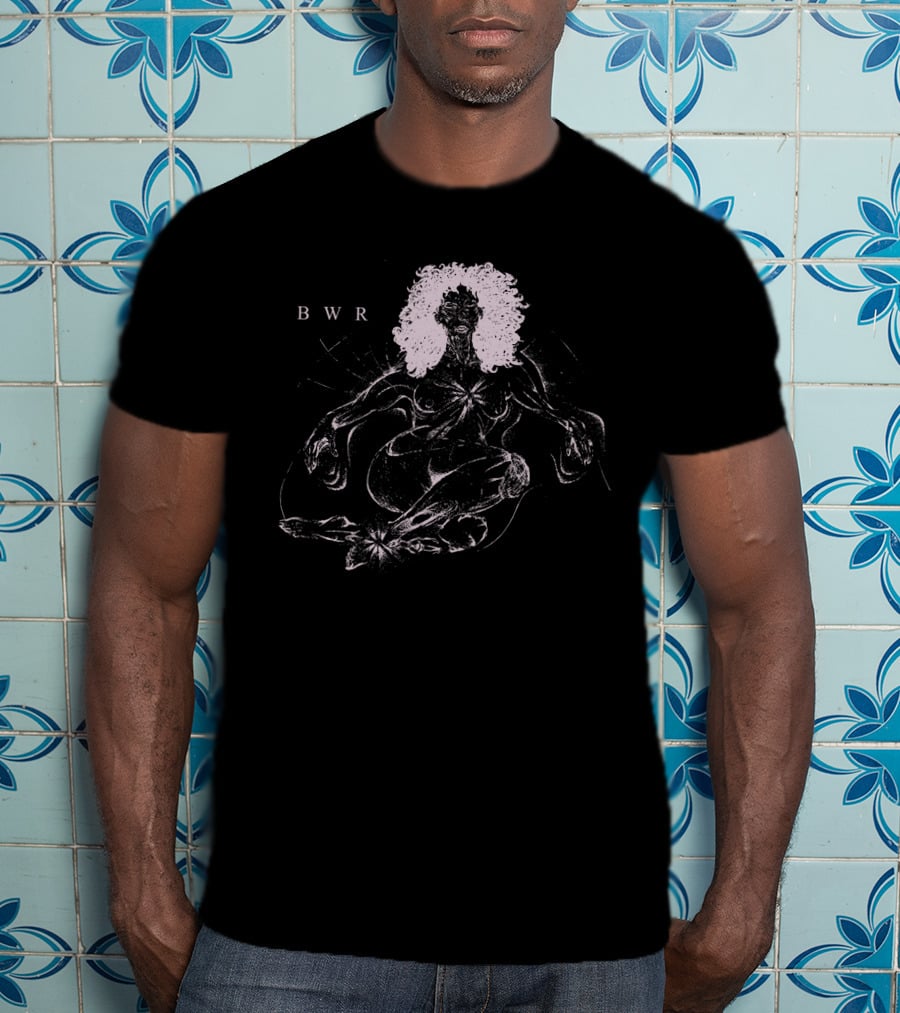 Kehlani Wondering Wandering BWR Mystical Figure With Curly Hair T-Shirt