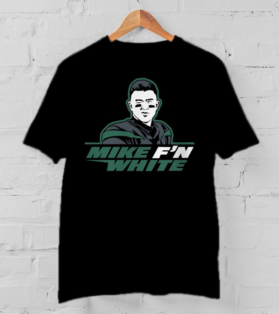 Mike F'N White T-Shirt