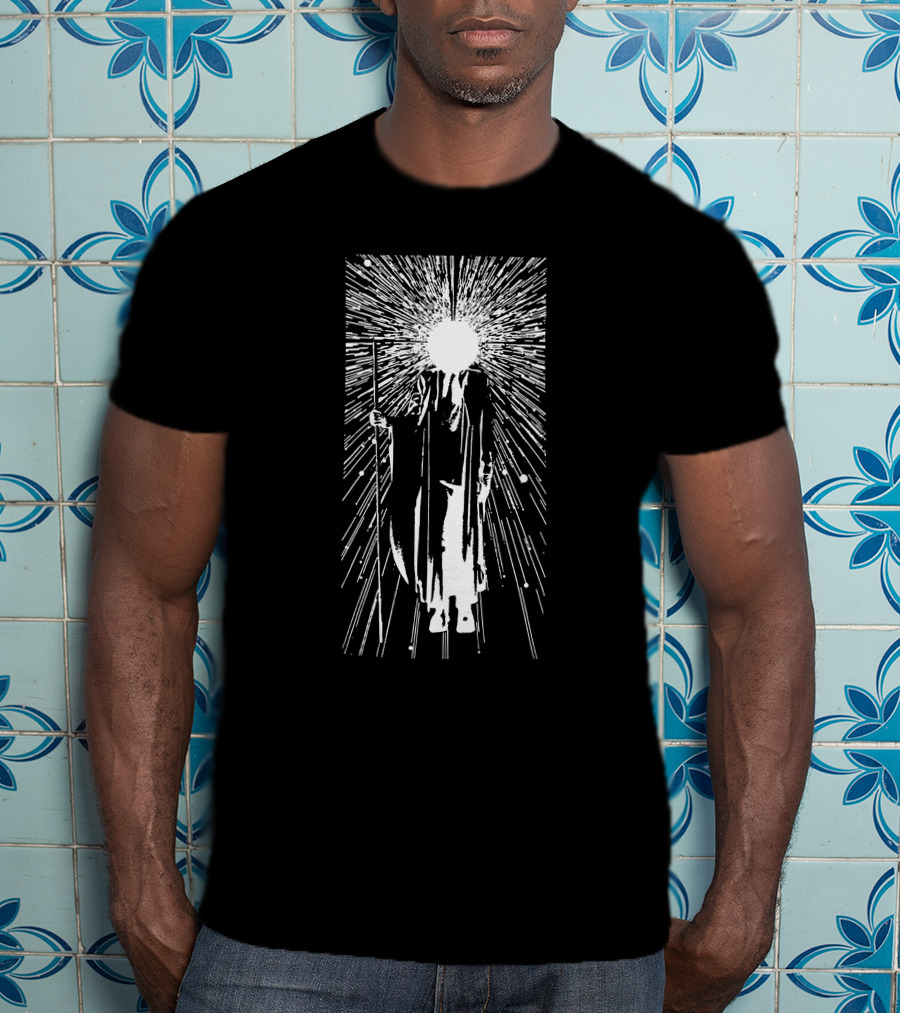 The Dischead Acid Wash Cosmic Enlightenment Burst T-Shirt