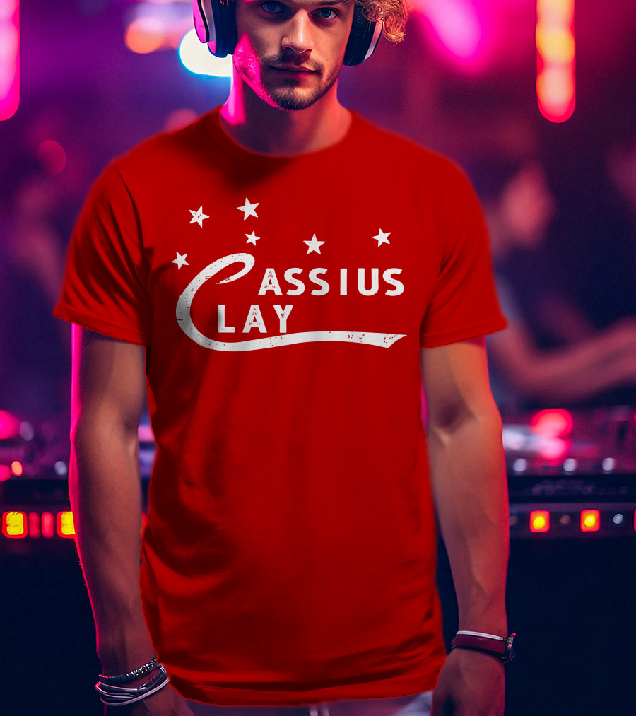 Patriot Cassius Clay Stars Red T-Shirt