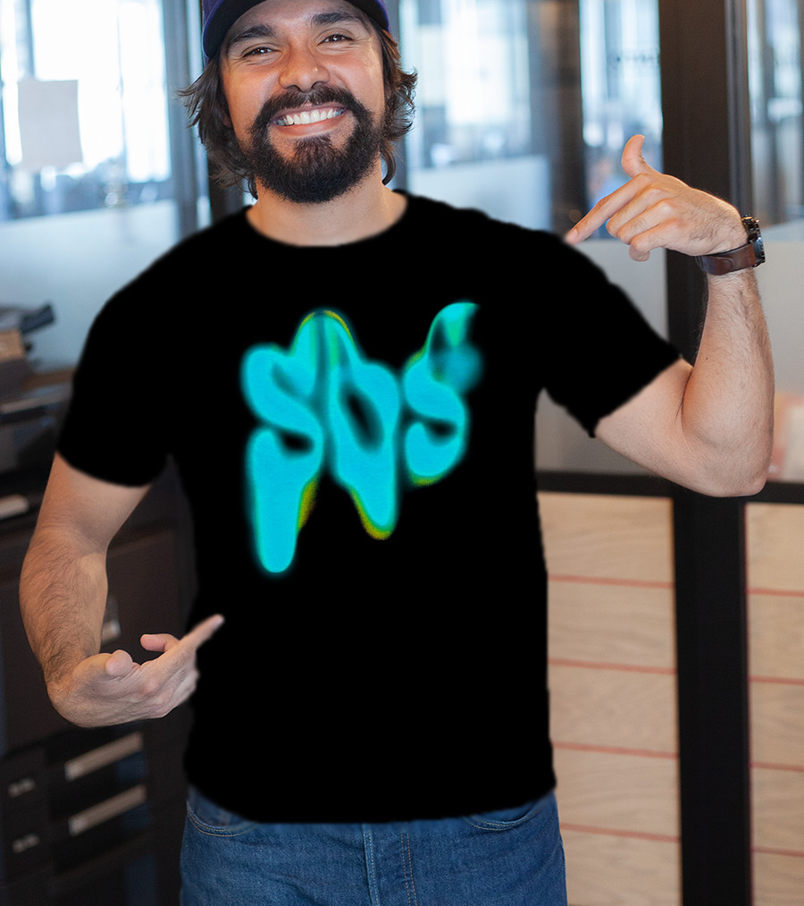 Sza SOS Neon Glow Image T-Shirt