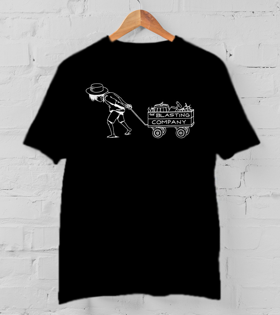 The Blasting Company Wagon Pulling Figure T-Shirt