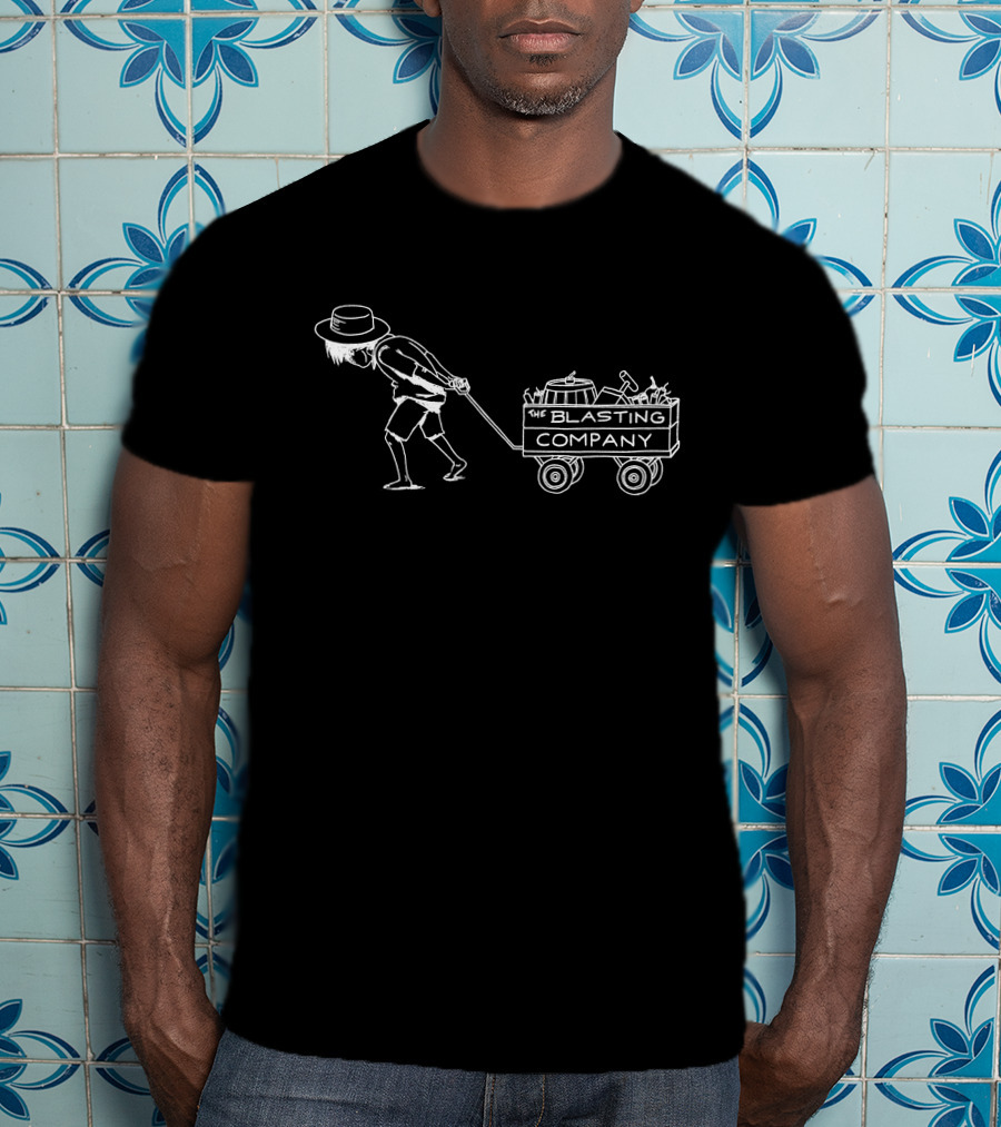 The Blasting Company Wagon Pulling Figure T-Shirt