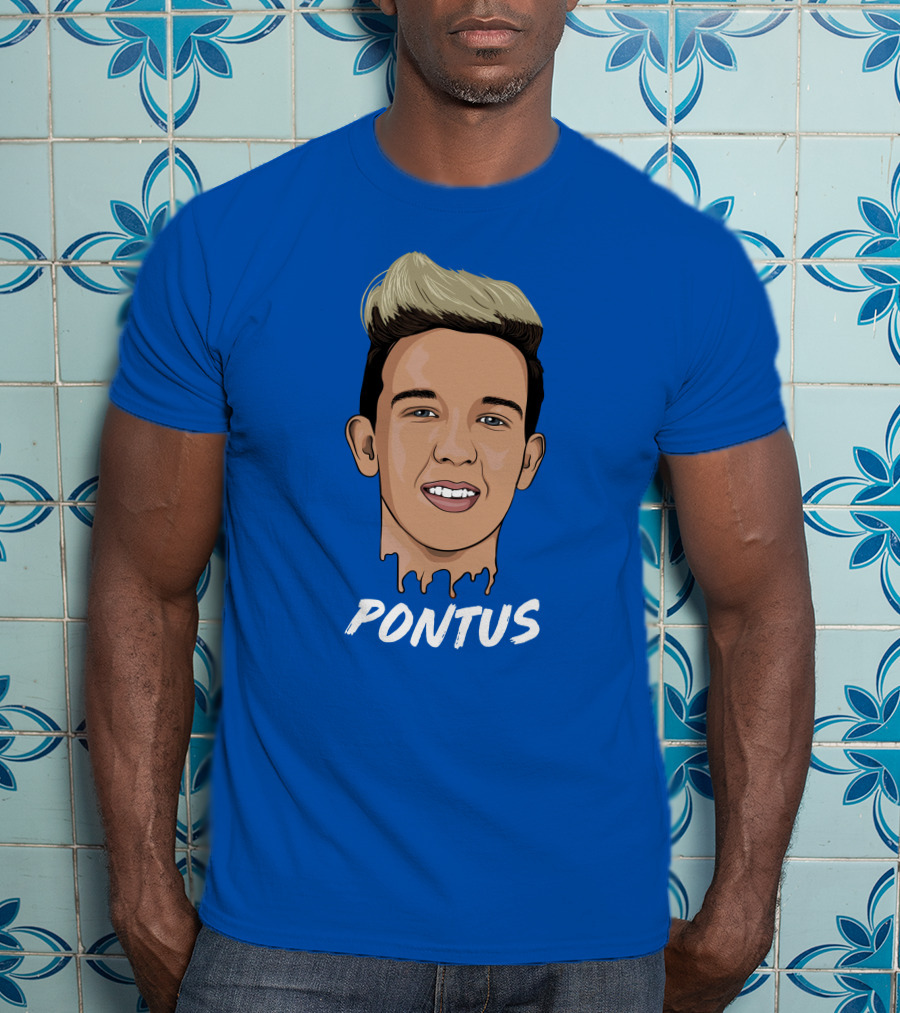 Pontus Rasmusson Merch Blue Portrait Pontus T-Shirt