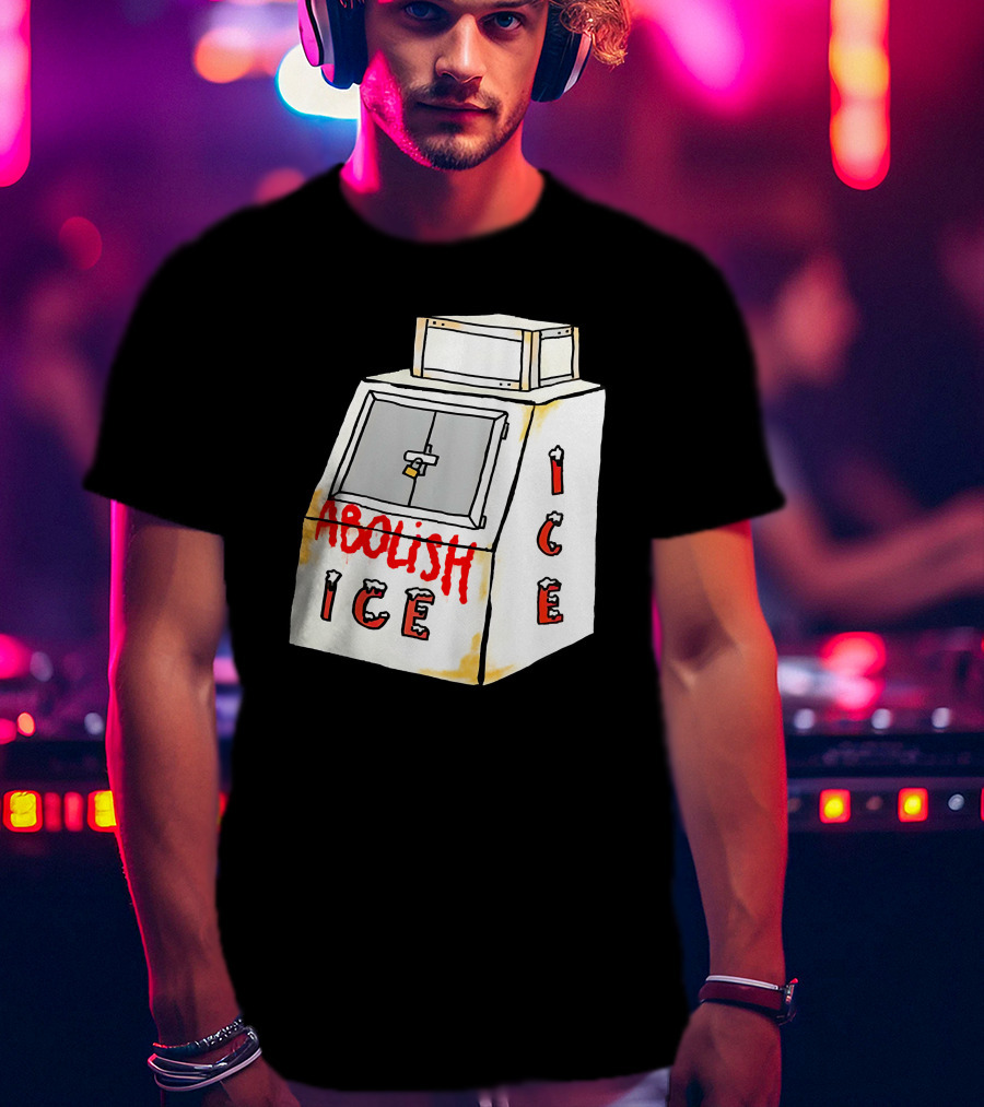 Abolish Ice Aoc Merch Ice Vending Machine T-Shirt