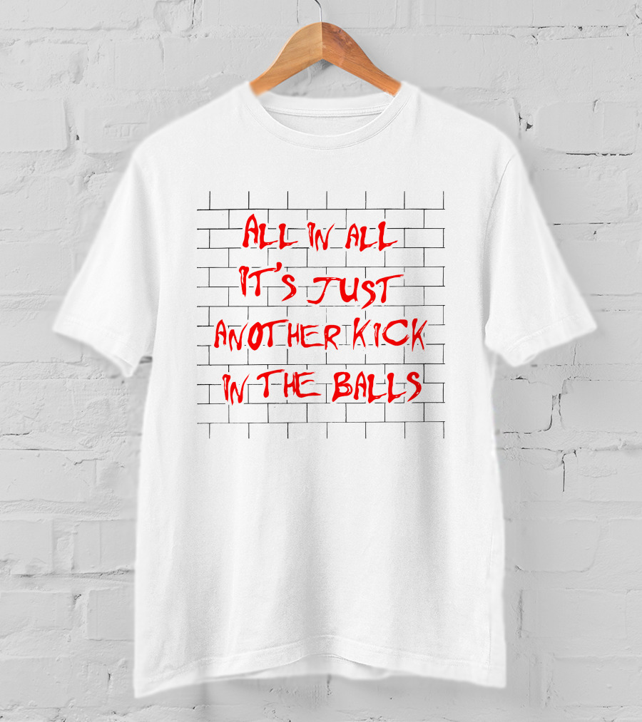 All In All It's Just Another Kick In The Balls The Good Brick Wall T-Shirt