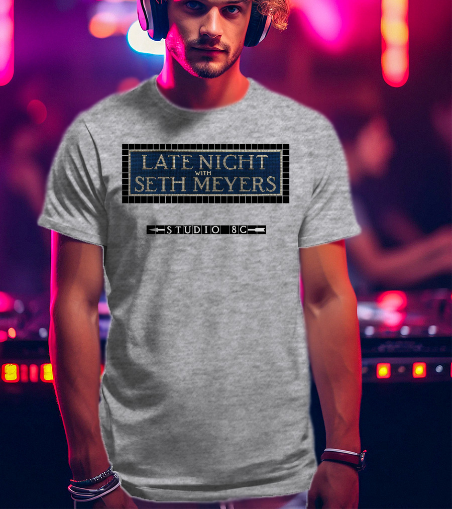 Late Night With Seth Meyers Studio 8G Subway T-Shirt
