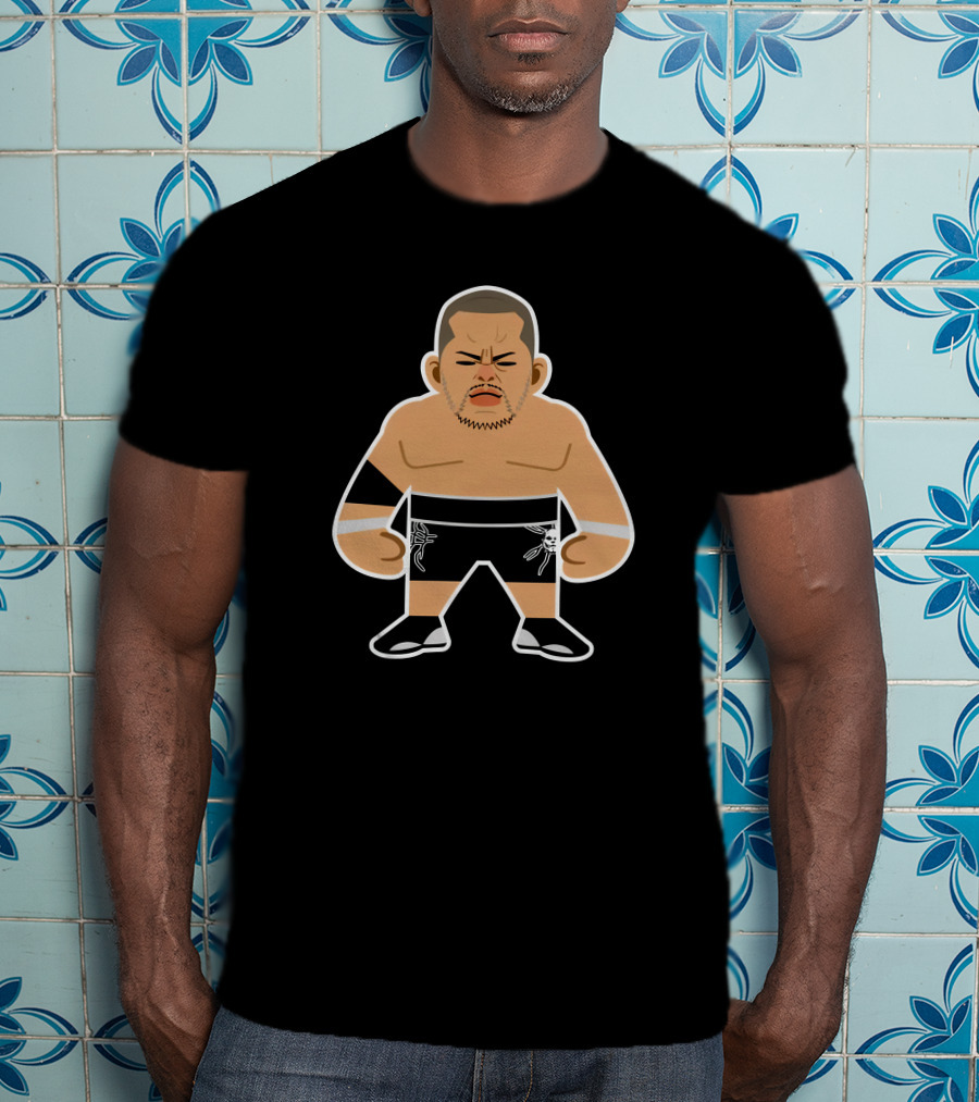 Tomohiro Ishii SD Character Cartoon Wrestler T-Shirt