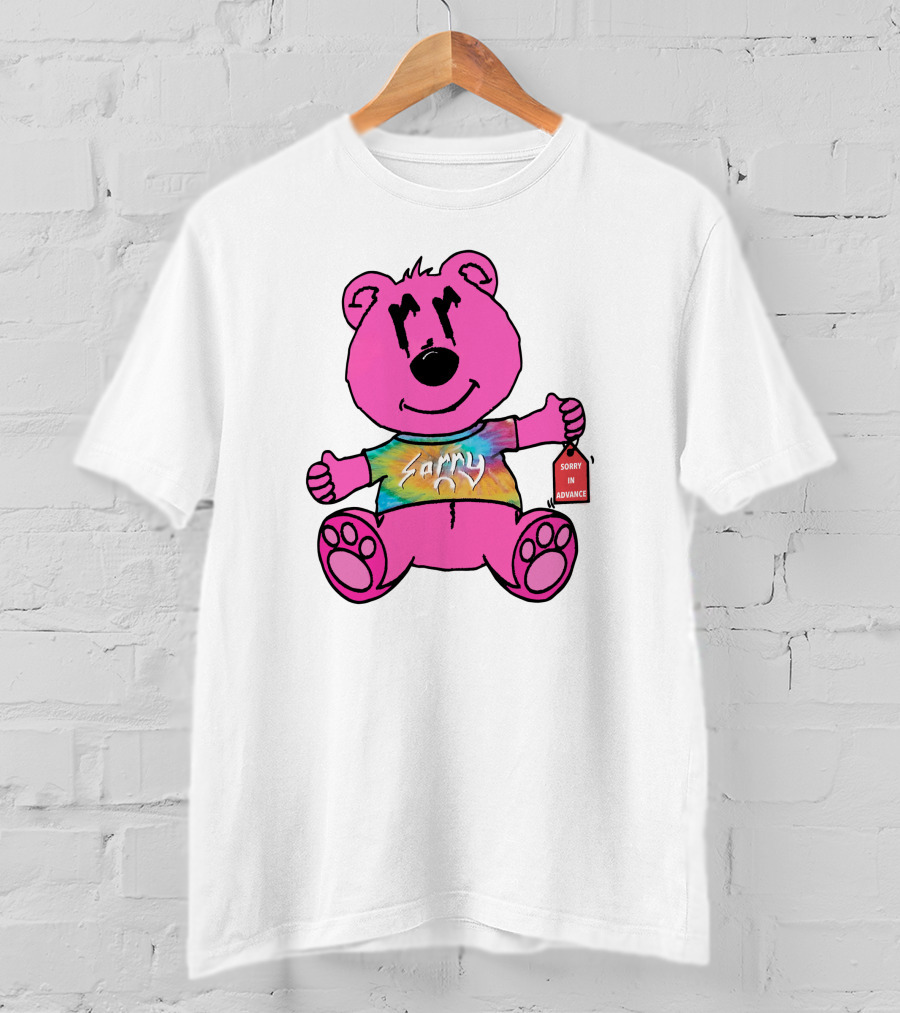 Joe Burrow Bear Sorry In Advance Mr Porter Merch Tie-Dye Bear T-Shirt