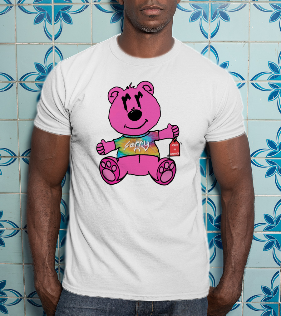 Joe Burrow Bear Sorry In Advance Mr Porter Merch Tie-Dye Bear T-Shirt