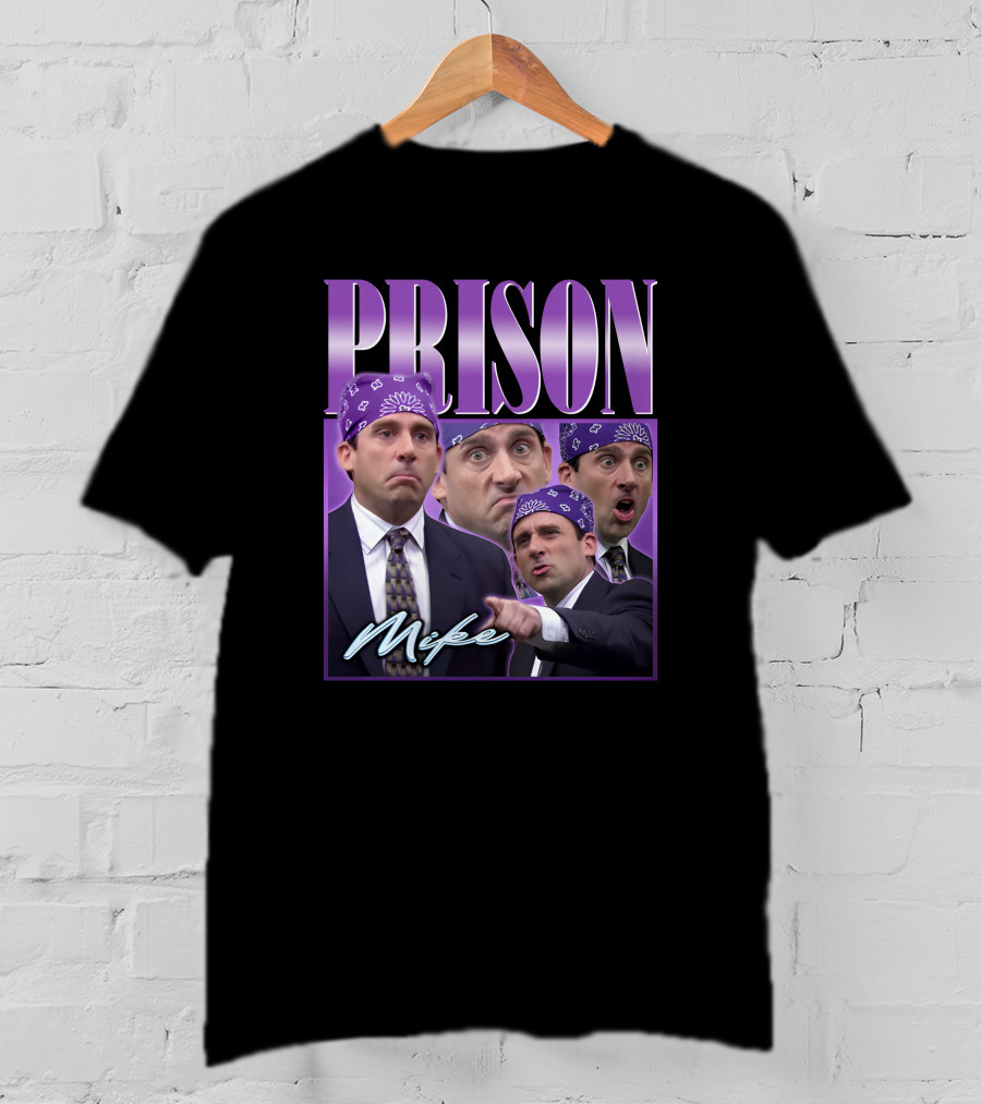 Saraya AEW Prison Mike Purple Bandana Faces T-Shirt
