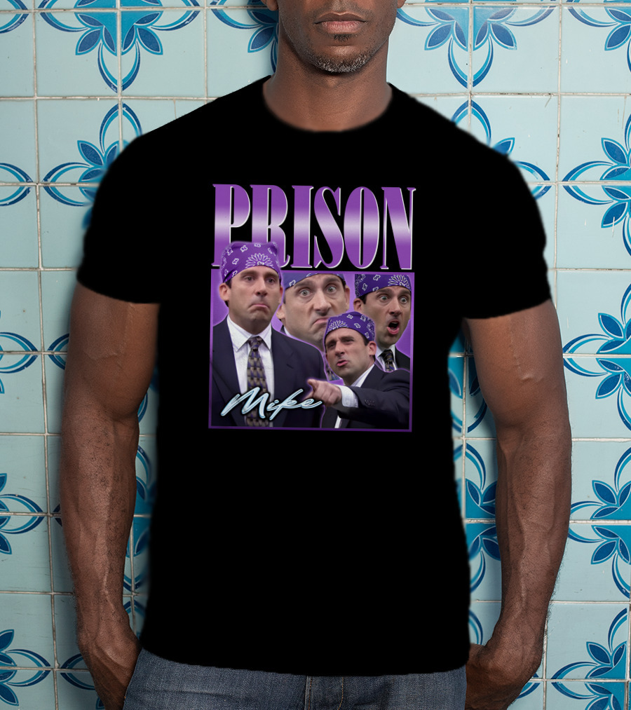 Saraya AEW Prison Mike Purple Bandana Faces T-Shirt