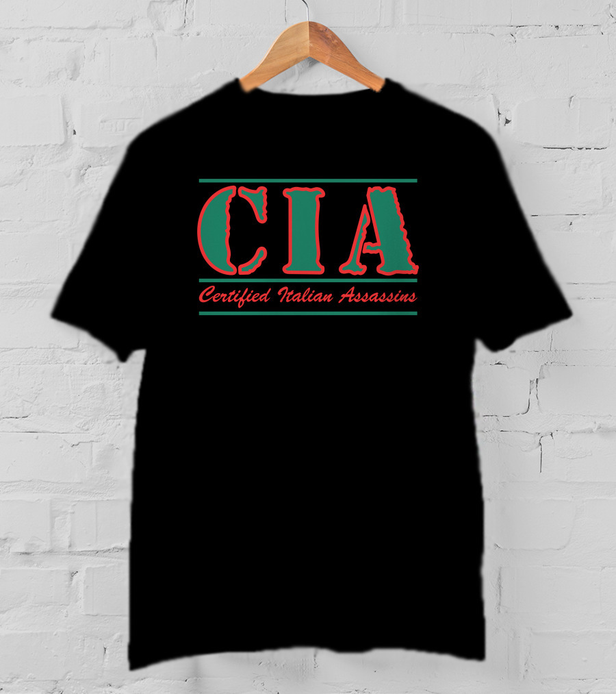 CIA Certified Italian Assassins T-Shirt