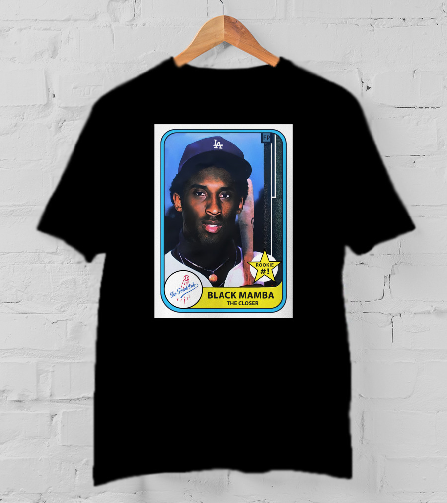 The Forest Lab Black Mamba The Closer Rookie #1 Vintage Sports Card T-Shirt