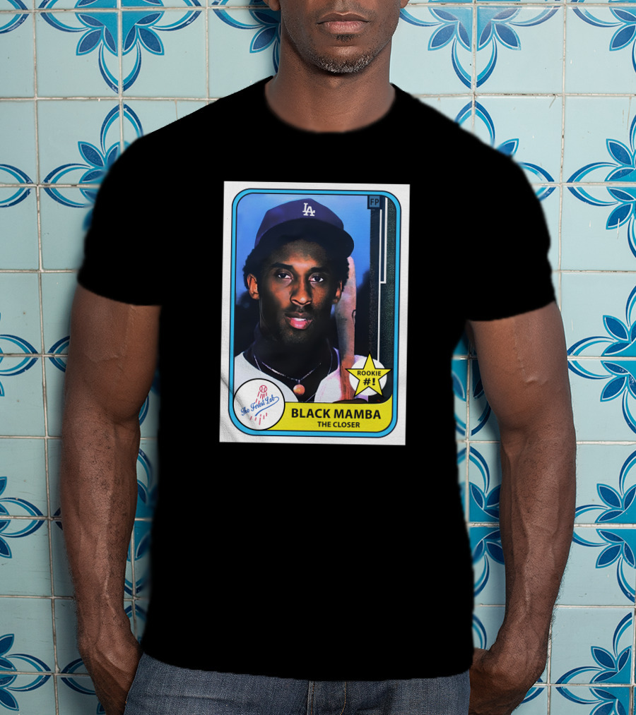 The Forest Lab Black Mamba The Closer Rookie #1 Vintage Sports Card T-Shirt