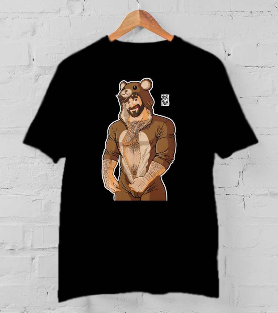 Adam Loves Teddy Bears Hobo Bear Onesie T-Shirt