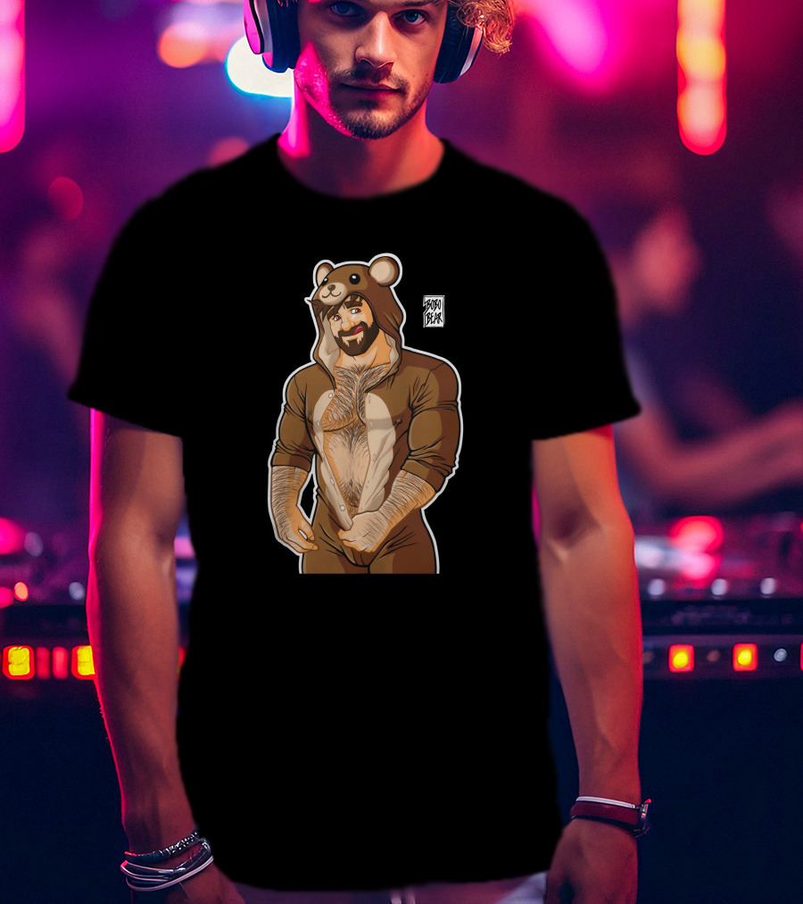 Adam Loves Teddy Bears Hobo Bear Onesie T-Shirt
