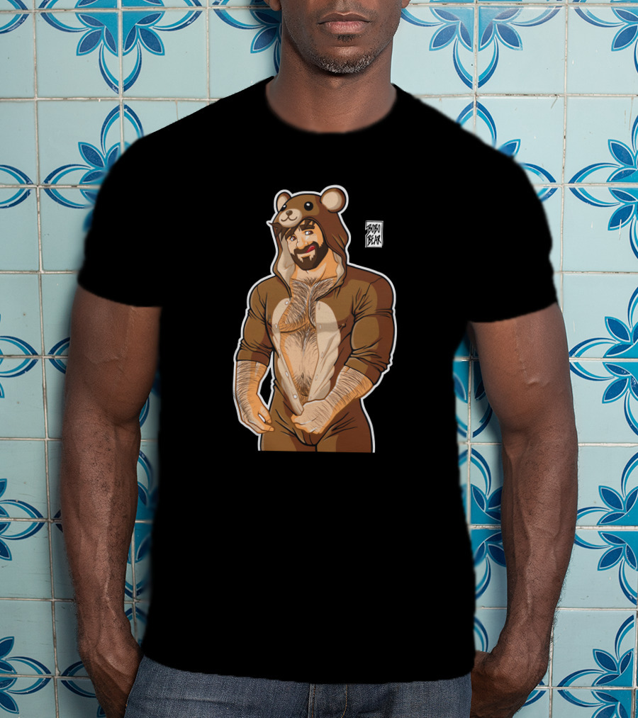 Adam Loves Teddy Bears Hobo Bear Onesie T-Shirt