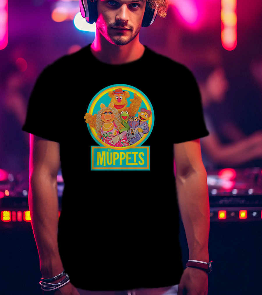 The Muppets Fozzie Miss Piggy Kermit Gonzo Animal T-Shirt