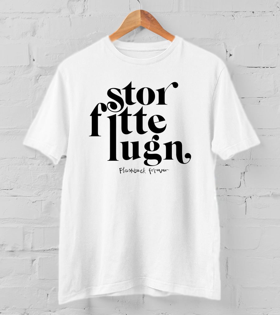 Stor Fitte Lugn Flashback Forever T-Shirt