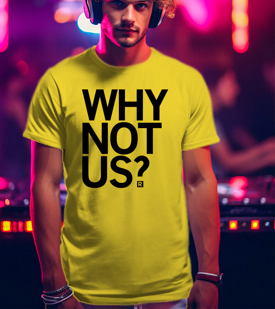 Holly Rowe Raygun Why Not Us? Gold T-Shirt