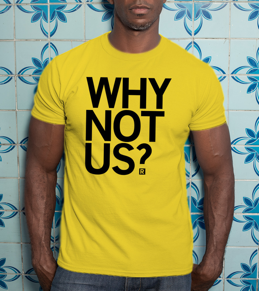 Holly Rowe Raygun Why Not Us? Gold T-Shirt